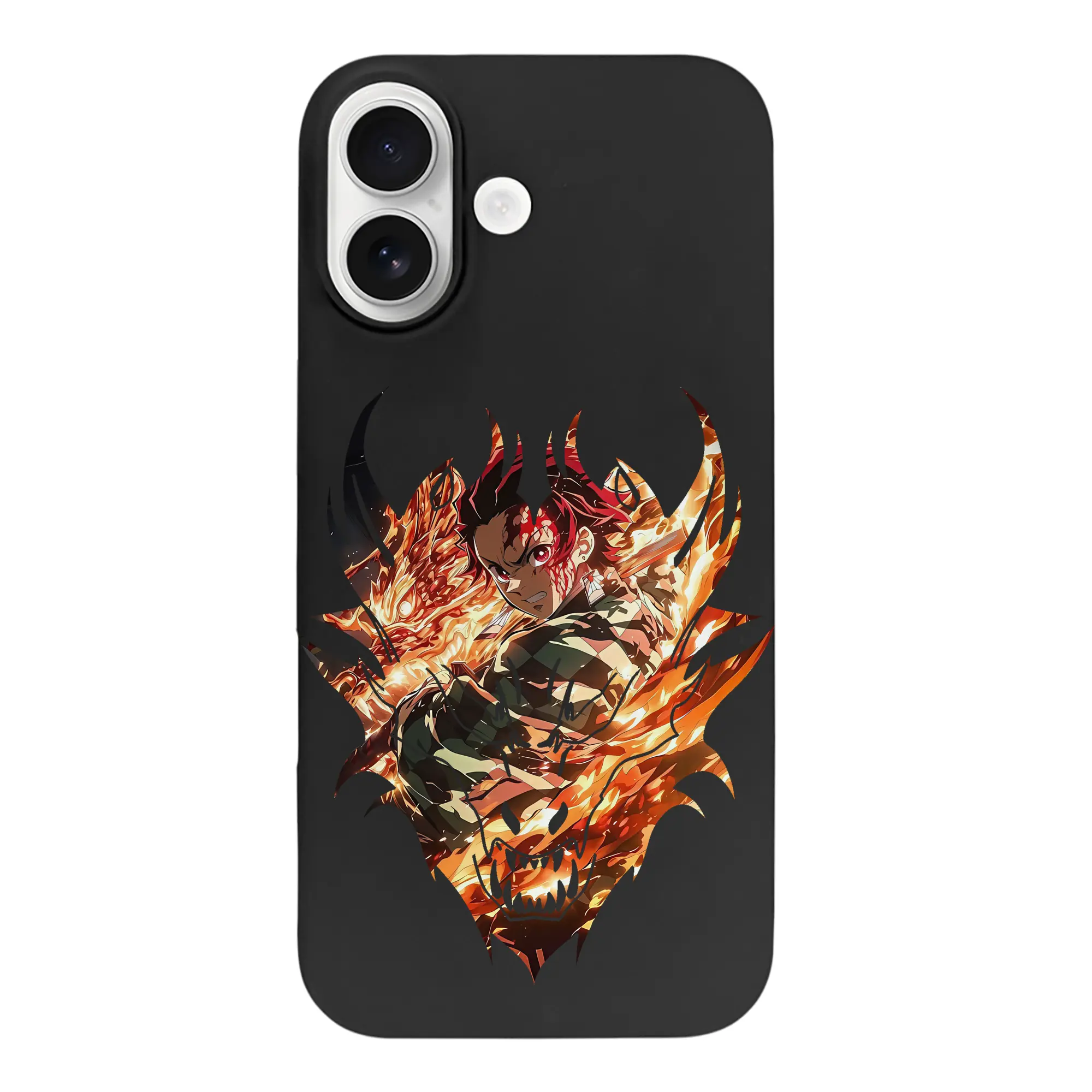 鬼滅の刃 グッズ,竈門 炭治郎 - iPhone 17 シリーズ シリコンケース 薄型 耐衝撃 指紋防止 ソフトタッチカバー 精密フィット 傷防止 保護ケース iPhone 17/17 Air/17 Pro/17 Pro Max 対応